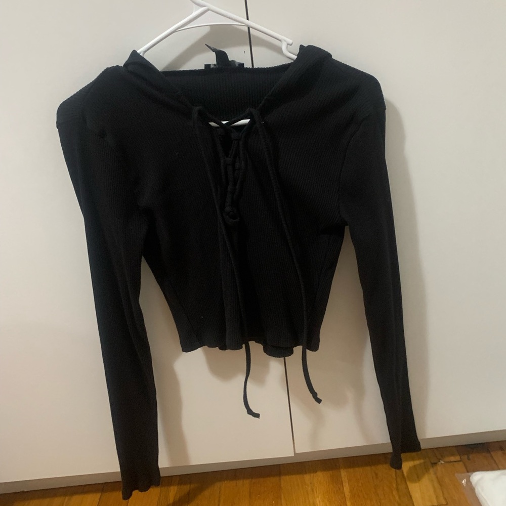 FOREVER 21 cropped hoodie
